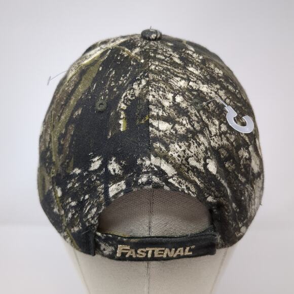 Fastenal Strapback Baseball Cap Multi One Size Adjustable Embroidered Camo - Picture 6 of 10